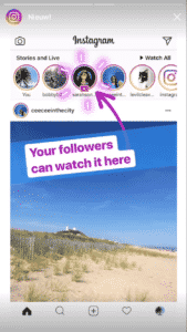 Instagram Live Video opslaan voor 24 uur