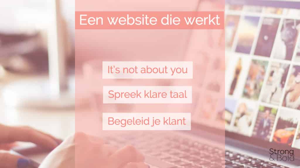 Website die werkt - Strong and Bold marketing