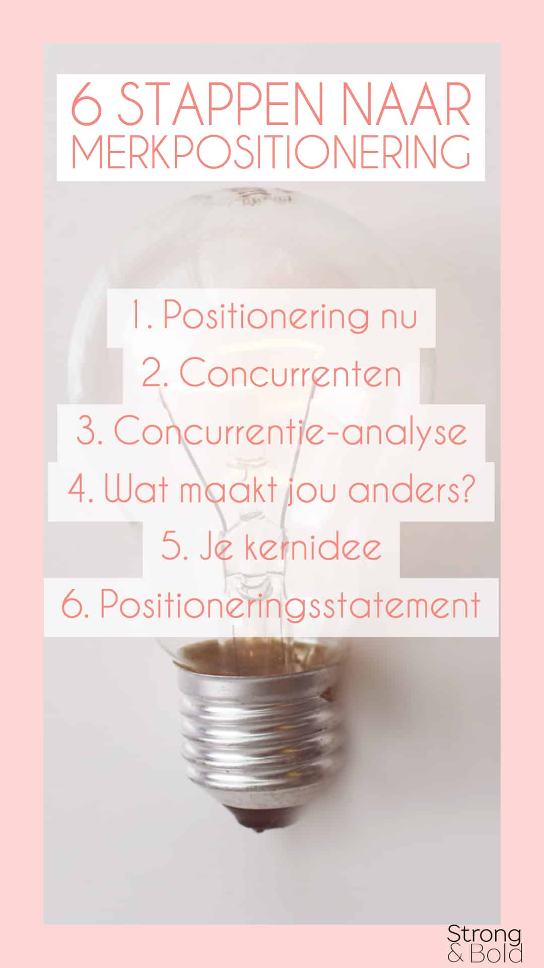 Artikel tips - 6 stappen voor een merkpositionering - online marketing